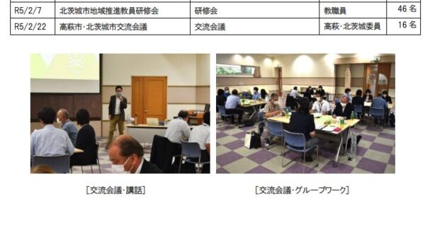 【茨城県県北生涯学習センター】これからのコミュニティ・スクールの創り方が報告に掲載されました